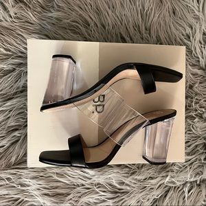 BP: Black and Clear Sandal